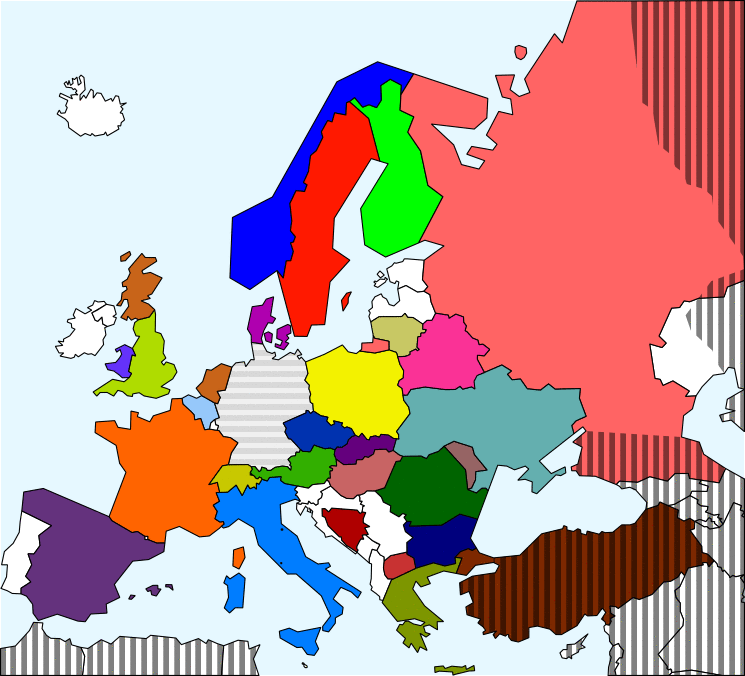 Europa mit unserer Statistik